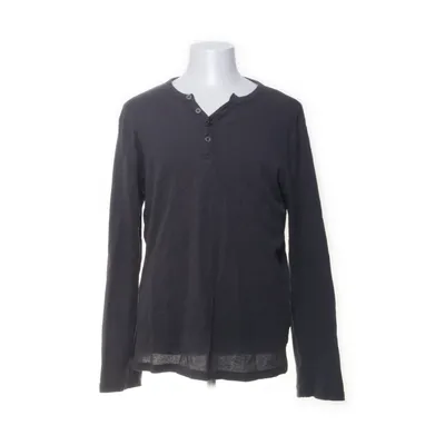 Henley T-shirt (Grå) fra Pier One Bomuld