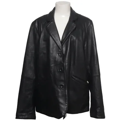Leather blazer (Black) from Jofama Leather