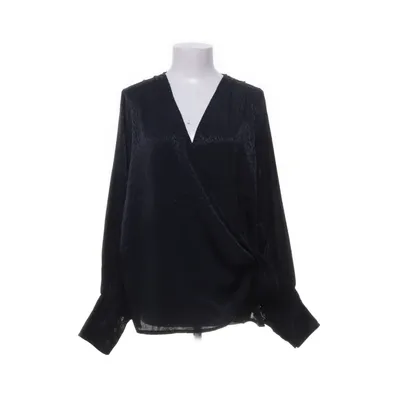 Slå-om bluse (Sort) fra Black Colour Polyester