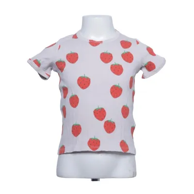 T-shirt (Vit, Röd) från Mini Rodini Bomull, Elastan