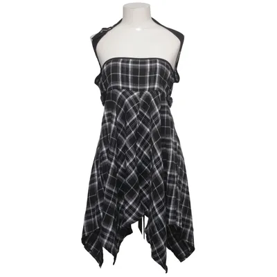 Klänning (Svart, Vit) från Romwe Bomull, Polyester, Viskos
