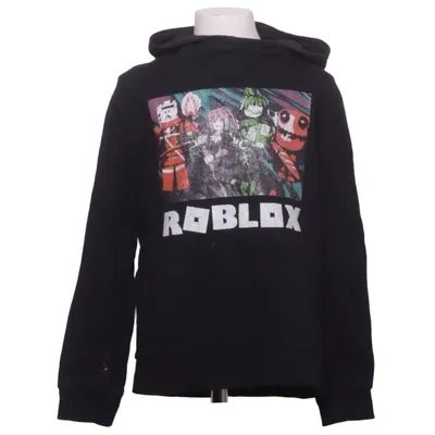 Huvtröja (Svart, Flerfärgad) från Roblox Bomull