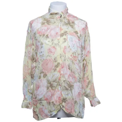 Blouse (Yellow, Multicolored) from Camera Cotton, Viscose