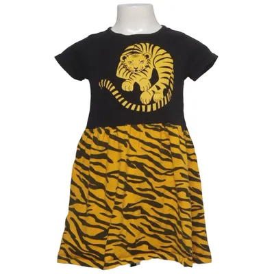 Dress (Black, Yellow) from Kolmården Cotton