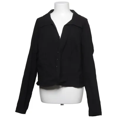 Skjorte (Sort) fra Divided by H&M Elastan, Polyamid, Viscose