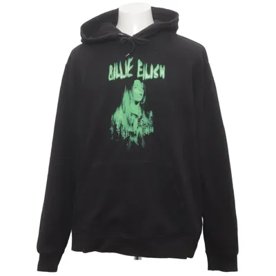 Hoodie (Black) from Divided by H&M Cotton, Polyester