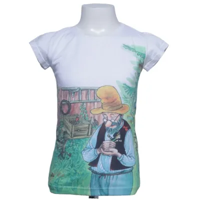 T-shirt (Vit) från Pettson och Findus Bomull