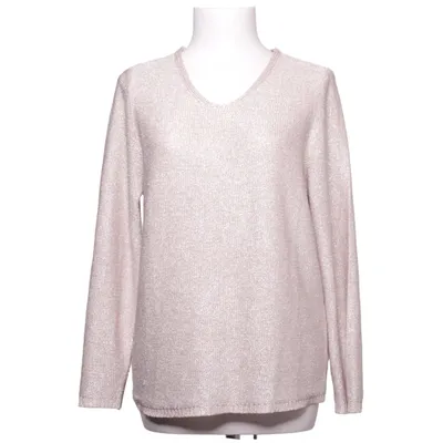 Trui (Beige, Zilver) van Atelier GS Acryl, Metallvezel