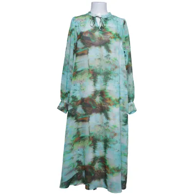 Maxi dress (Green, Blue, Multicolored) from Xandres Polyester, Viscose