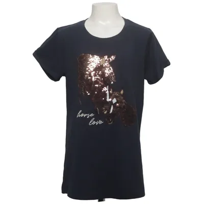 T-shirt (Blå) från Yigga Bomull, Elastan