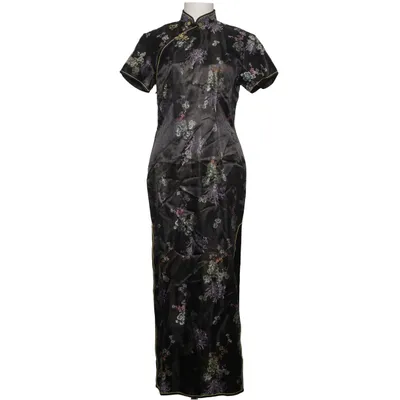 Cheongsam (Schwarz, Lila, Pink) von Calla