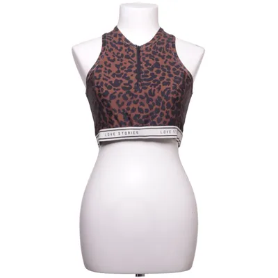 Sport tanktop (Bruin, Zwart) van Love Stories Elastaan, Polyamide