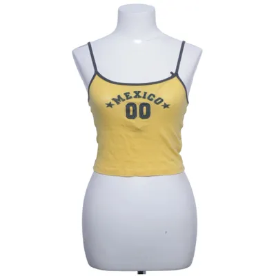 Crop top (Gul, Svart) från Urban Outfitters Bomull