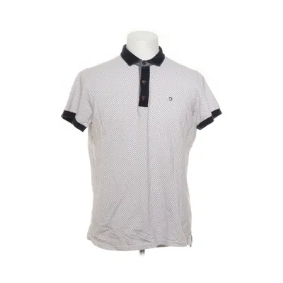 Pikétröja (Vit, Blå) från Yellow Skin Bomull