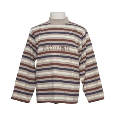 Long sleeve T-shirt (Blue, Brown, Beige) from New Man Cotton