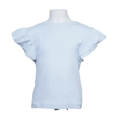 Top (Blauw) van Gina Tricot Katoen, Elastaan