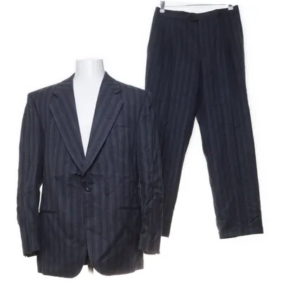 Suit (Black, Blue) from Nicoll Wool