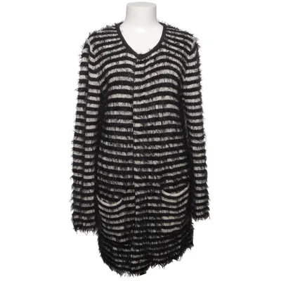 Cardigan (Black, White) from Lecomte Acrylic, Modal, Polyamide, Wool