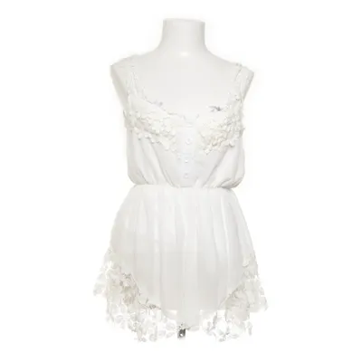 Byxdress (Vit) från DM Retro