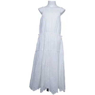 Dress (White) from Zara Cotton