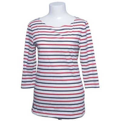 T-shirt à manches longues (Blanc, Bleu, Rouge) de Race Marine Coton, Élasthane
