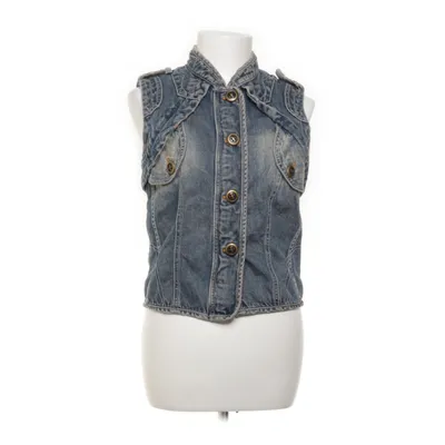 Spijker gilet (Blauw) van EDC by ESPRIT Katoen
