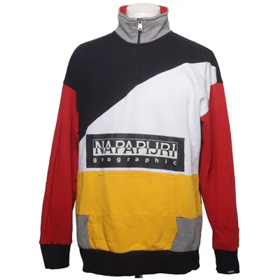 Sweatshirt (Blue, Multicolored) from Napapijri Cotton, Elastane