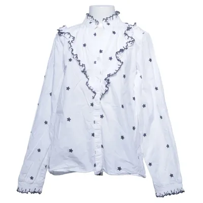 Bluse (Hvid, Sort) fra Name It Bomuld