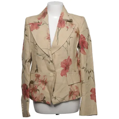 Kavaj (Beige, Röd, Flerfärgad) från Erny Van Reijmersdal Linne, Viskos