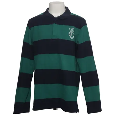 Rugby shirt (Blue, Green) from The New Elastane, Organic cotton