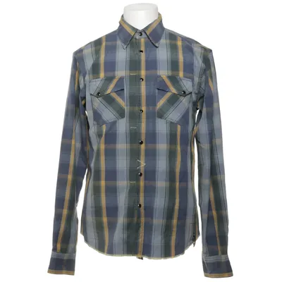 Flanellskjorta (Blå, Grön, Gul) från Jack & Jones Vintage Denim Bomull