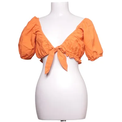 Crop top (Puffy Tie Top) fra NLY Trend Bomuld