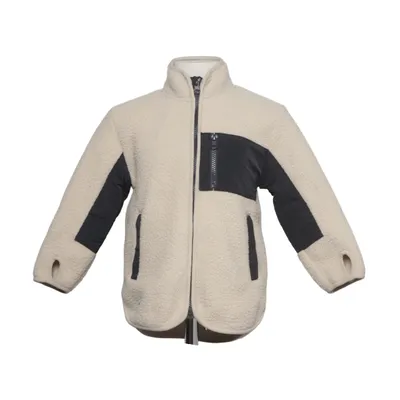 Fleecejacka (Beige, Svart) från Lindex Kids