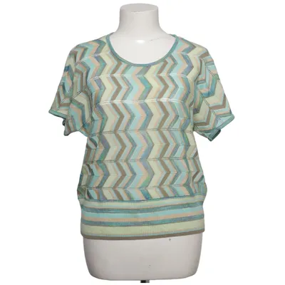 Top (Blue, Beige, Multicolored) from Lucia Acrylic, Viscose, Wool