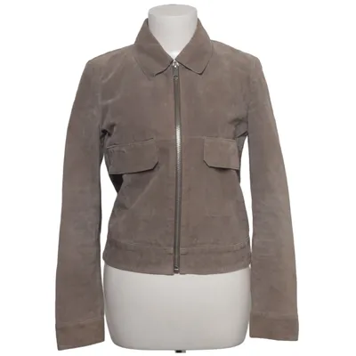Leather jacket (Brown) from Mango