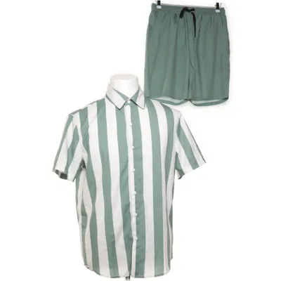 Set (Green, White) from Shein Polyester