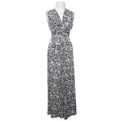 Maxi jurk (Zwart, Wit) van Ilse Jacobsen Elastaan, Polyester