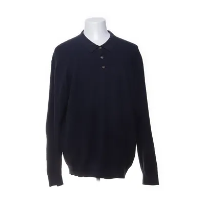 Rugby shirt (Blauw) van John Henric Katoen, Kasjmier