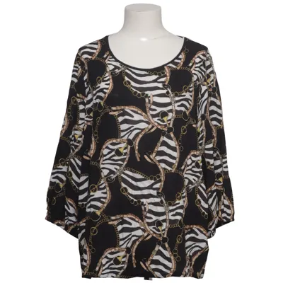 Blouse (Zwart, Wit, Goud) van Chelsea Rose NYC Viscose
