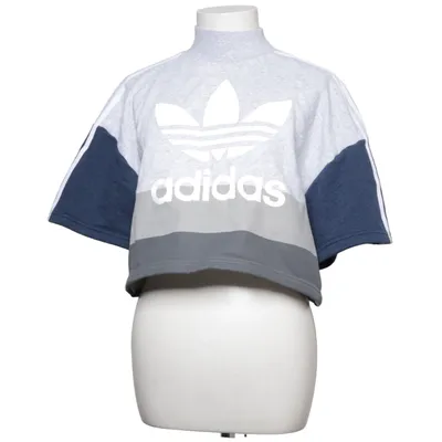 Sweatshirt (Grijs, Blauw, Wit) van Adidas Katoen, Polyester