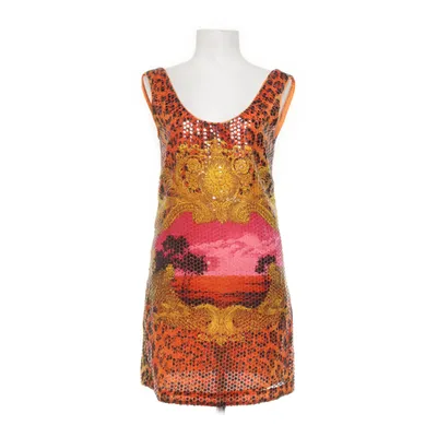 Dress (Orange, Multicolored) from Versace for H&M Elastane, Polyester