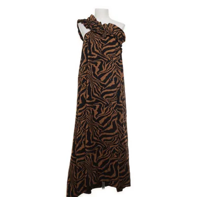 Maxikjole (Brun, Sort) fra Copenhagen Muse Genanvendt polyester