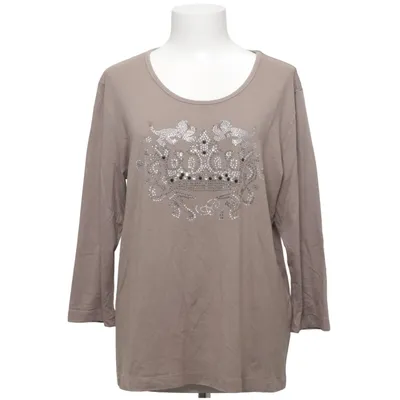 Langærmet t-shirt (Brun) fra No1 Elastan, Viscose