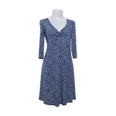 Omlottklänning (Blå, Vit) från Stockholms Klänningsfabrik Elastan, Polyester