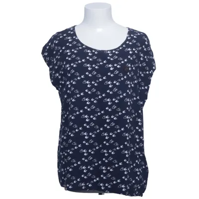 Top (Blauw, Wit) van Naketano Viscose