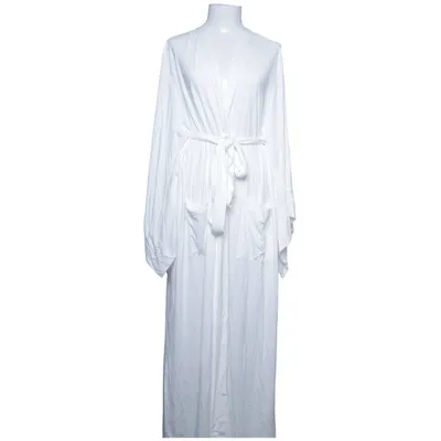 Robe de chambre (Blanc) de Alobha