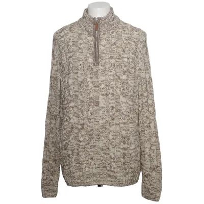 Pull-over (Beige, Marron) de John Baner Acrylique