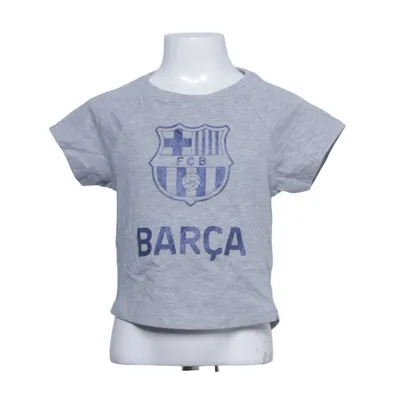 T-shirt (Gris, Bleu) de FC Barcelona Coton, Viscose