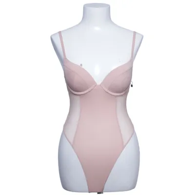 Lingerie body (Pink, Beige) from H&M Polyamide, Elastane, Polyester