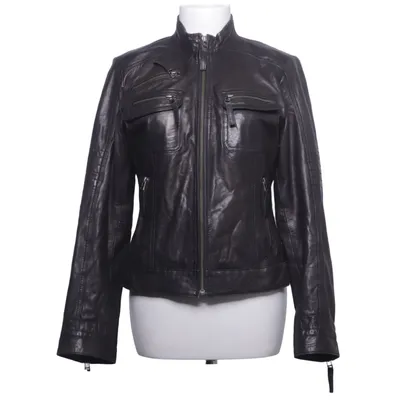 Läderjacka (Svart) från Just Top Skinn, Polyester